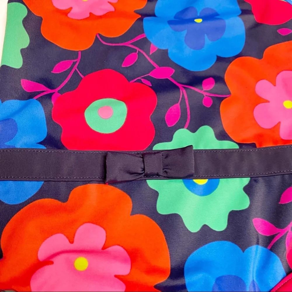 Baby GAP | Bold‎ Floral Pattern Swimsuit w/ Bow Tie Waist, 2 Years Toddler